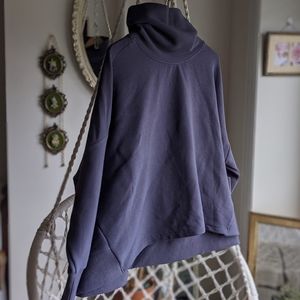 Plus Shambala purple cozy sweater size 2XL made from recycled bottles and cotton